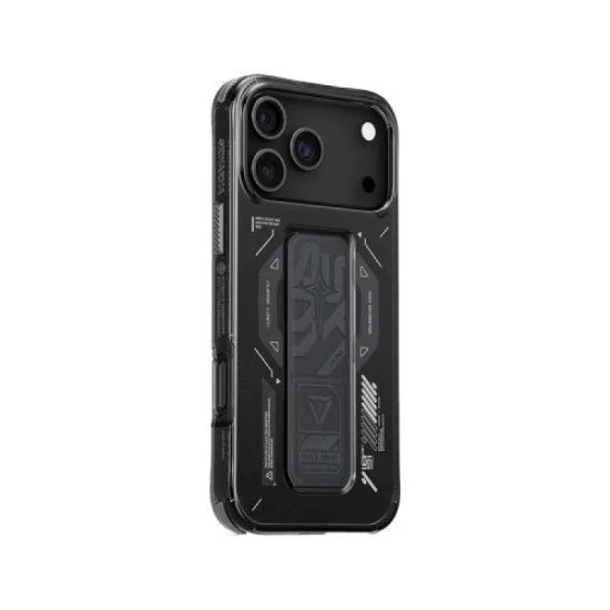Skinarma Iphone 17 Pro (2025) 6.3" Helio (Mag-Charge + Grip-Stand) _ Graphite